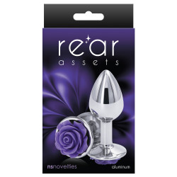 Rear Assets Plug Bijou Rear S 6 x 2.7cm Argenté-Violet